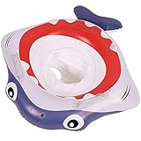N/AN/A Jiyuannieqiguanggao Baby Schwimmring mit Schwimmsitz Kissen Taille Schwimmring für Schwimmtraining Aufblasbare Baby Schwimmer Schwimmer Pool Zubehör für Baby Kleinkind Geschenk(Hai)