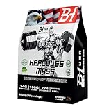 Black Hammer USA – HERCULES Mass Gainer – hochkalorischer Weight Gainer für Muskel- & Masseaufbau | Protein-Kohlenhydrat-Shake | Post-Workout Recovery (4 Kg, Schokolade)