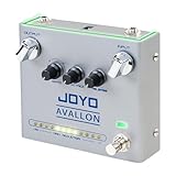 JOYO Kompressor-Effektpedal mit präzisen, unabhängig einstellbaren Kompressionsknöpfen für E-Gitarren-Bass – True Bypass (AVALLON R-19)