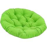 Stuhlkissen, weich, dicker Stoff, wasserdicht, 100 x 100 cm, für drinnen und draußen, hängend, für Schlafzimmer, Garten, kein Stuhl, Farbe: Vert, Größe 100 x 100 cm