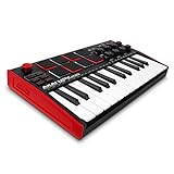 Akai Professional MPK Mini MK3-25-Tasten USB MIDI Keyboard Controller, 8 Hintergrundbeleuchtete Drum Pads, 8 Regler, Musikproduktion-Software und Native Instruments Sound Package (NKS Integration)