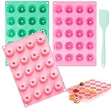 Mini Gugelhupfform Silikon Kleine Kuchenform Mini Backform Mini-Tortenformen Lebkuchenform Gugelhupf Kuchenform Klein Savarin Form Silikon Muffinförmchen Guglhupfformen mit Silikonspatel für Küche