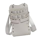 Zktfyshk Professionelle Friseursalon-Scherenholster mit 7 Taschen, mit verstellbarem Riemen zur Aufbewahrung von Friseurwerkzeugen