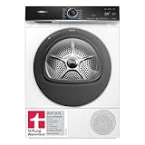 Siemens WQ45B2B40, Stiftung Warentest GUT (2,5)*, iQ700 Smarter Wärmepumpen-Trockner 9kg, autoDry optimale Trocknung, selbstreinigender Kondensator, Touch LED-Display, intelligentDry, Outdoor-Programm