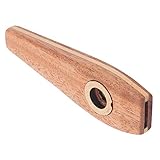 Holz Kazoo mit 2 Flöte Membrangitarre Ukulele Begleiten Musikinstrumente für Musikanfänger Music
