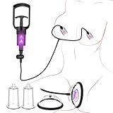 Muschipumpen Nippelpumpen Sex Spielzeug für die Frau, Vagina Klitoris Vakuumpumpe,Klitoris Nippelsauger mit Saugnäpfen & 2 Nippelpumpen Sexspielzeug, Sex Spielzeug für die Paare