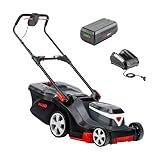 AL-KO 36 V Akku-Rasenmäher 385 Li Premium, 38 cm Schnittbreite, zentrale Schnitthöhenverstellung, 45 l Fangbox, inkl. 36 V / 4 Ah Li-Ion Akku und Ladegerät