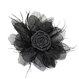 Qaonsciug Organza Blumen Brosche Applikation Zum Basteln Für Jeans Tasche Schal Vorhang Kleidung Accessoires Abzeichen Zum Aufnähen Für Schul Bastelprojekte