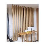 Raumteiler-Trennwandpfosten aus Metalllamellen, Sichtschutzwände, maßgefertigte Sichtschutzwände vom Boden bis zur Decke, Säulen-Trennwand for Flure/Treppenhäuser(9root,150cm/59.0in/4.92ft)