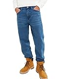 TOM TAILOR Denim Herren Loose Fit Jeans 1034109, 10119 - Used Mid Stone Blue Denim, 32W / 32L