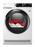 AEG Wärmepumpentrockner 8 kg – Serie 8000 AbsoluteCare Wolle- und Seidetrocknung – Testsieger der Stiftung Warentest – A+++ – Energiesparend – Trommelbeleuchtung – Knitterschutz – TR8AMZ68