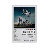 Poster 'Hardstone Psycho von Don Toliver', Leinwand-Kunstposter, Wandbild, Druck, Wohnzimmerdekoration, Geschenk, Druck, modernes Zuhause, Schlafzimmer, Dekoration, Poster, Studio, ungerahmt, 30 x 45