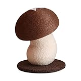 Lpoppcx Katzenkratzbaum Pilzform | Sisal Kratzsäulen Für Katzen,Spielzeug Möbelschutz Verhaltenstraining Wohnung Wohnzimmer Schlafzimmer Spielbereich