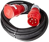 UNITEC 47451 CEE-Verlängerung 16A,10m,H07RN-F5G 1,5qmm, 5-polig