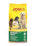 JosiDog Senior/Light (1 x 15 kg) | Senior | Premium Trockenfutter für ausgewachsene ältere oder wenig aktive Hunde | leicht, ausgewogen & gut bekömmlich | Powered by JOSERA | Hundefutter | 1er Pack
