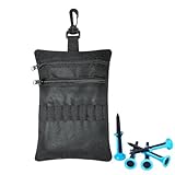 Golftasche – Reißverschlusstasche an der Taille | mit Reißverschluss, Golfballsack, für Outdoor-Training, Übungen, Reisen, Fitnessstudio, Männer, Frauen, Papa