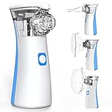 Inhalationsgerät für Kinder und Erwachsene - Inhalator Vernebler Baby, Ultraschall Inhaliergerät für Erkältung, Inhalationsgerät mit Mundstück und 2 Maske