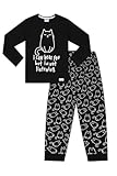 ThePyjamaFactory Mädchen I Can Hear You But I'm Not Listening Langer Baumwolle Schlafanzug PJ's für Kinder (14-15 Jahre)