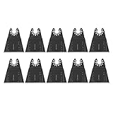 Universelles oszillierendes Sägeblatt, hochfest, zum Schneiden von Kunststoff, Holz, 65 mm, 10 Stück, für mehrere Zwecke