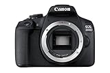 Canon EOS 2000D Spiegelreflexkamera Gehäuse (24,1 MP, DIGIC 4+, 7,5 cm (3,0 Zoll) LCD, Full-HD, WIFI, APS-C CMOS-Sensor), schwarz