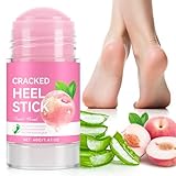 Fußcreme mit 60% Urea für Sehr Trockene, Raue und Rissige Haut, Urea Creme 60 Prozent für Ellenbogen, Knie, Füßen & Händen, Fußpflege Fusscreme (Pfirsich)