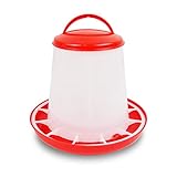 Quailzz Futterautomat 1kg - red - Wachteln Hühner Geflügel Enten Gänse Fasane