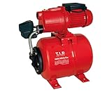 T.I.P. Hauswasserwerk Guss (2.800 l/h Fördermenge, 42 m Förderhöhe, 4,2 bar Druck, 600 W, Installationsfertige Druckschaltung, 18 l Stahl-Druckkessel, robust, laufruhig, Manometer) HWW 900/25, 31300