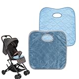 poraceous 2 Stück Kindersitzunterlage Auto, Baby Autositzschoner, wasserdichte Waschbare Autositzschoner, Universeller Autositzschutz, Sitzschoner Auto Kindersitz für Kleinkinder Autositz Kinderwagen