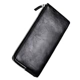 GAROZATION 1Stk Handtasche Männertasche Brieftasche für Kartenhalter Geldklammer Card Holders Wallet Gentlemen's cardholder Geldbörse für Männer Kreditkarteninhaber für Männer PU-Leder Black