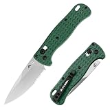 FLISSA Taschenmesser Klappmesser, AUS-8 Edelstahl, Scharfes Outdoor Messer mit Taschenclip, Einhandmesser klappbares Taschenmesser EDC Messer für Outdoor Jagd Camping, Grün