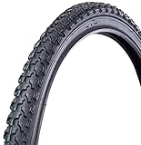 Prophete Fahrradreifen 26 x 1,90 (50-559) für Mountainbikes, vielseitiges ATB-Reifenprofil, schwarz – Perfekt für Straße und Gelände