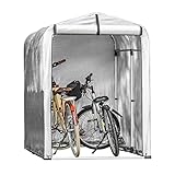 SoBuy Foliengerätehaus Gerätehaus Folienzelt Allzwecküberdachung Gartenschuppen Garagenzelt Fahrradgarage Lagerzelt Aufbewahrungsgarage Foliengarage BHT ca: 120x163x176cm KLS11