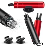 2 Stück Safe Pro X Notfallhammer, 2 in 1 Sicherheitshammer Auto mit Gurtschneider & Glasbrecher, Gurtschneider Nothammer mit Gurtschneider, Glass Bright, Rettungshammer Setm,Taubenabwehr Balkon