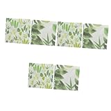 PATKAW 3 Sätze Dekoration Für Familienessen Abendessenservietten Serviettenringe The Wedding Party Hochzeitsideen Papierhandtücher Tischunterlage Urlaubsangebot Green 2 Packungen * 3