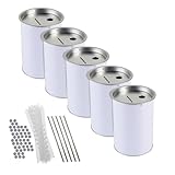 HMF 460005-07 - 5 x Spendendose Ø 10,0 cm 14,5 cm hoch, ohne Griff, inkl. Zubehör