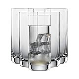 SCHOTT ZWIESEL Longdrinkglas Simple (6er-Set), geradlinige Trinkgläser für Longdrinks, spülmaschinenfeste Tritan-Kristallgläser, Made in Germany (Art.-Nr. 123665)