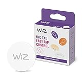 WiZ NFC-Tags, smarte und einfache Lichtsteuerung der Lampen & Leuchtem per Smartphone, konfigurierbar in der WiZ App, selbstklebend, 4-er Pack