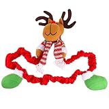 jojofuny Weihnachten Computer Monitor Umrandung Abdeckung Elastische Laptop Computer Abdeckung Dekoration Xmas Home Office Dekoration für LCD Bildschirm Rentier