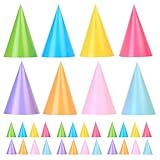 32 Stk Partyhüte, Bunte Partyhut Geburtstag Set, Partyhütchen, Papier Krone Party Hüte zum Geburtstagshut Erwachsene Jungen Gilrs, für Dress Up Birthday Party Dekoration Fasching Tischdeko(8 Farben)