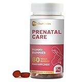 Pränatal Care Gummies | 60 vegane | Leckere Gummies mit essentiellen pränatalen Vitaminen und Mineralien | 400 mcg Folsäure | Schwangerschaftsunterstützung Vitamine für Frauen