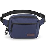Gürteltasche Frauen, Unisex Bauchtasche mit 1M verstellbarem Tragegurtel, wasserdichte Hüfttasche Leichtgewichtig für Reisen, Training, Laufen, Wandern, Standard-Größe 2L (Blau)