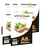 versando 10.000 Blatt Recyclingpapier DIN A6 EcoWhite 80g Kopierpapier Druckerpapier Öko Umweltpapier Rezeptpapier (105 x 148 mm)