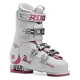 Roces Kinder Idea Up størrelse Eu 36-40 Kinderskischuh verstellbar, white-deeppink, EU