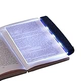 HERCHR Lightwedge Leselampe, Leselicht Buch, Buch Leselampe, LED Buchlampe Light Panel Book Light Buchlicht Leselicht Für Bücher Im Bett, Tragbare Flaches Buchlicht Zum Lesen Im Bett Bei Nacht