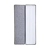 25 waschbare Mikrofaser-Wischmopp-Pads, Wiederverwendbare Ersatzpads for die Haushaltsreinigung FüR Bodenwischer(35-12cm-Single Head)