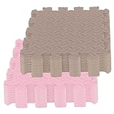 HONMEET 16 Teiliges Set Ineinandergreifender Babyspielmatten Aus Farbigem Schaumstoff Weiche Und rutschfeste Krabbelmatte Für Kleinkinder Und Kinder Ideal Für Spiel Und Wickelbereiche