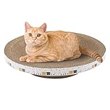 Gkumgwo Kratzbrett für Katzen - Hochdichter schüsselförmiger Katzenkratzer Karton für Katzenkratzer - Indoor Katzenmöbel Kratzbaum für Indoor Katzen Schlafen