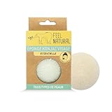 Konjak-Schwamm für das Gesicht – reinigt und reinigt – entfernt Make-up sanft – natürlicher Konjak-Gesichtsschwamm – Schönheits-Routine, Skincare, Dusche Feel Natural