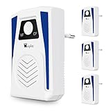 Mäuse Vertreiben 4 Stück Leistungsstarkes Mückenstecker Ultraschall, Ultraschall Rattenabwehr Wirksam Gegen Mäuse Mücken Spinnen, Control Repeller für Ratten und Mäuse