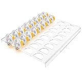 Urcreeds Cocktail-Kapselhalter, kompatibel mit Bartesian-Kapseln, Acryl, Tassimo-Kaffeekapsel, Schubladenaufbewahrung für Küche, Zuhause, Büro – transparent, 32 Fächer
